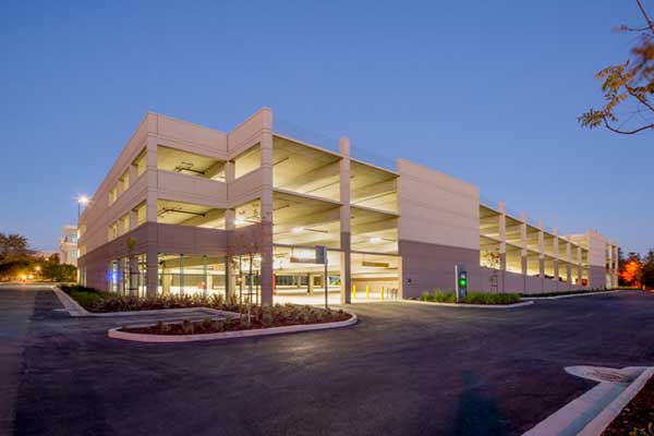 Parking garage application for Lok-N-Blok